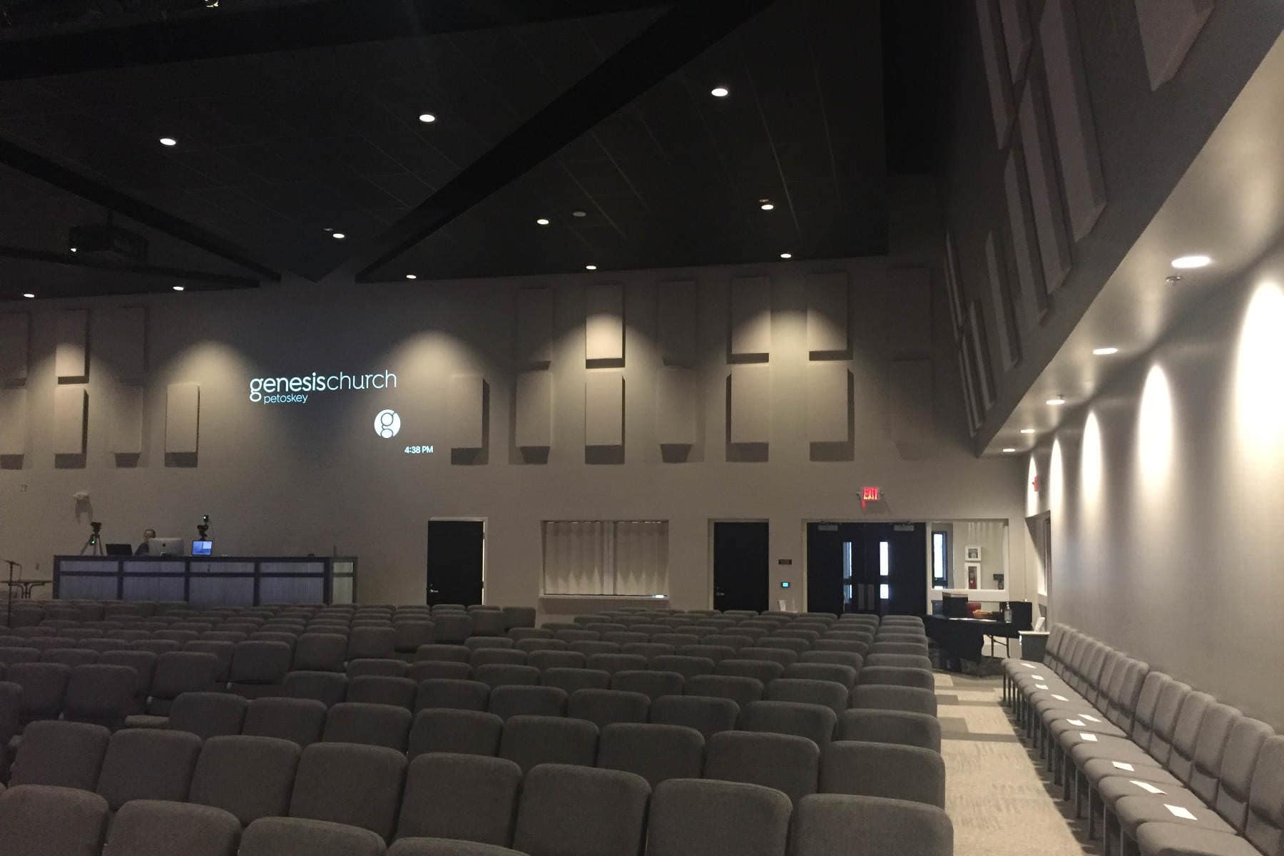 WAVEPro acoustic panels in church