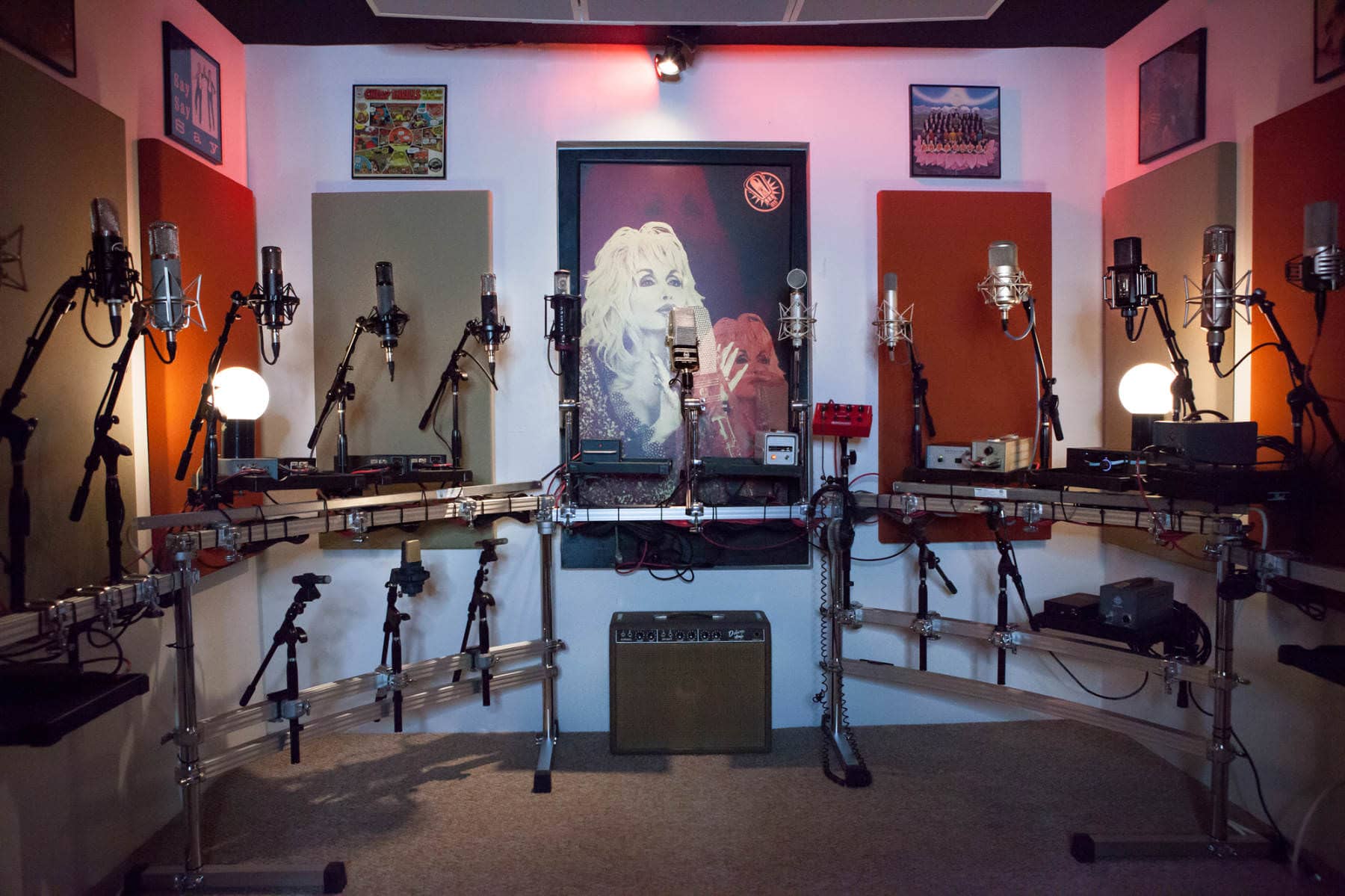 Standard Series acoustic panels in Vintage King Mic Room