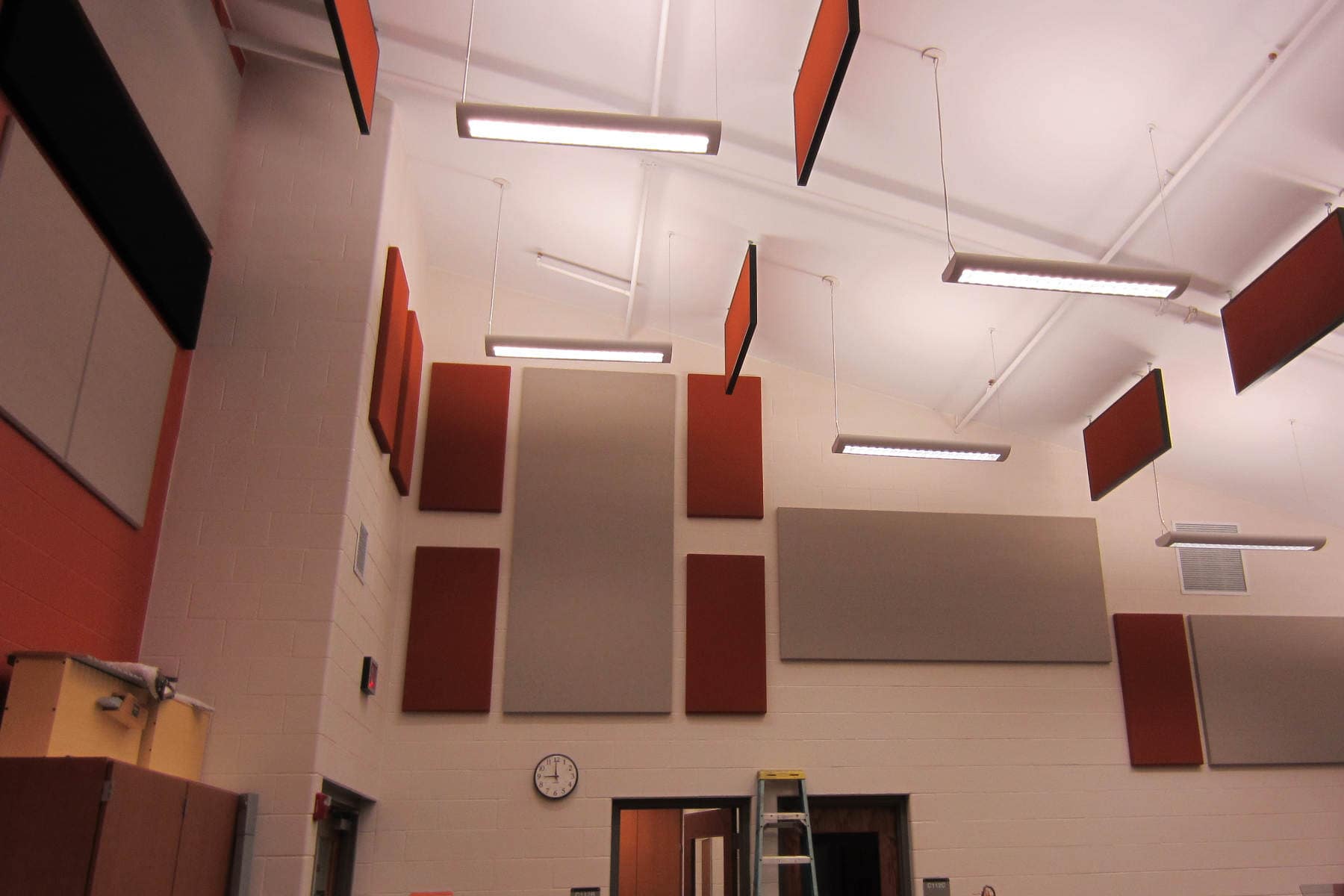High School Band Room with Standard Series and Evolution Acoustic Panels