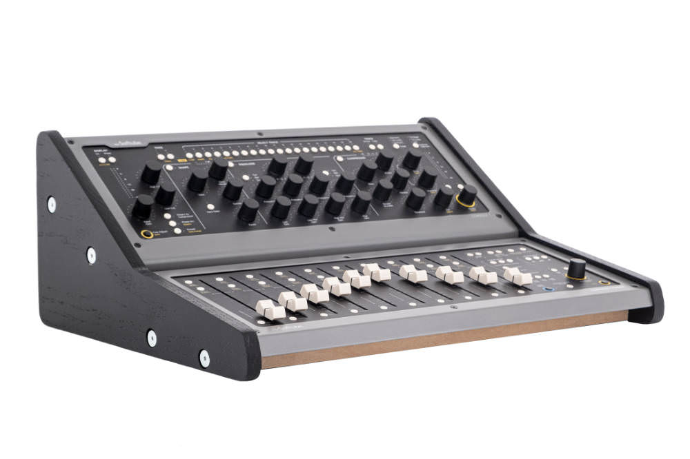 CS1F Stand with Softube Console 1 and Console 1 Fader in Black